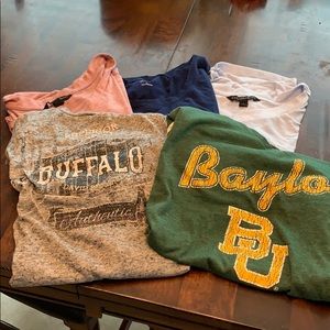Lot of 5 women’s T’s Size Large EUC